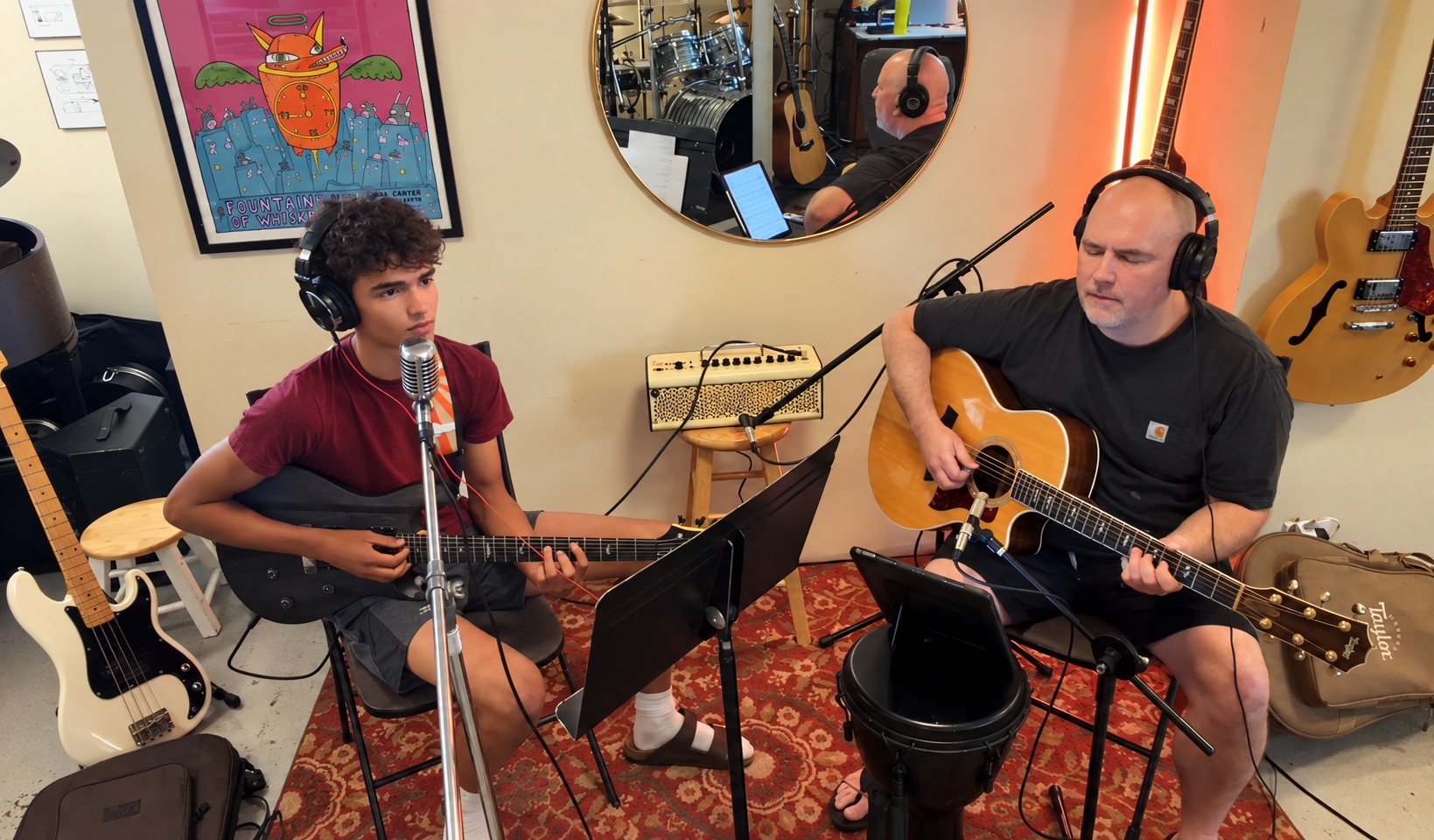 Ben McMunn and Josh Rasmussen performing Luna